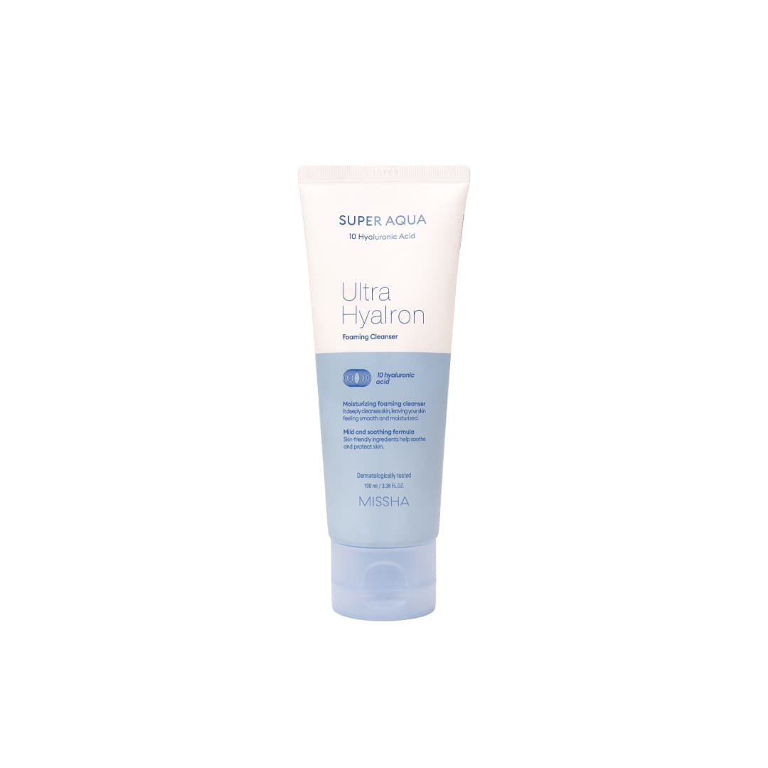 Missha Super Aqua Ultra Hyalron Foaming Cleanser